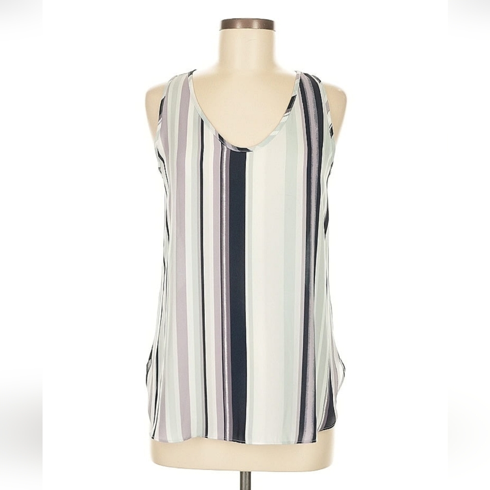 LOFT White Fitted Tank Top